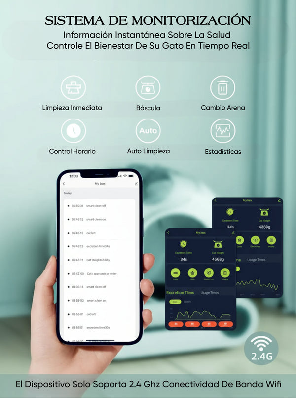 Arenero Inteligente para Gatos
