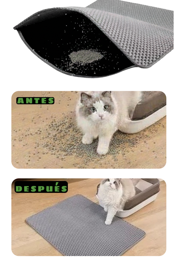Alfombra Atrapa Arena para Gatos