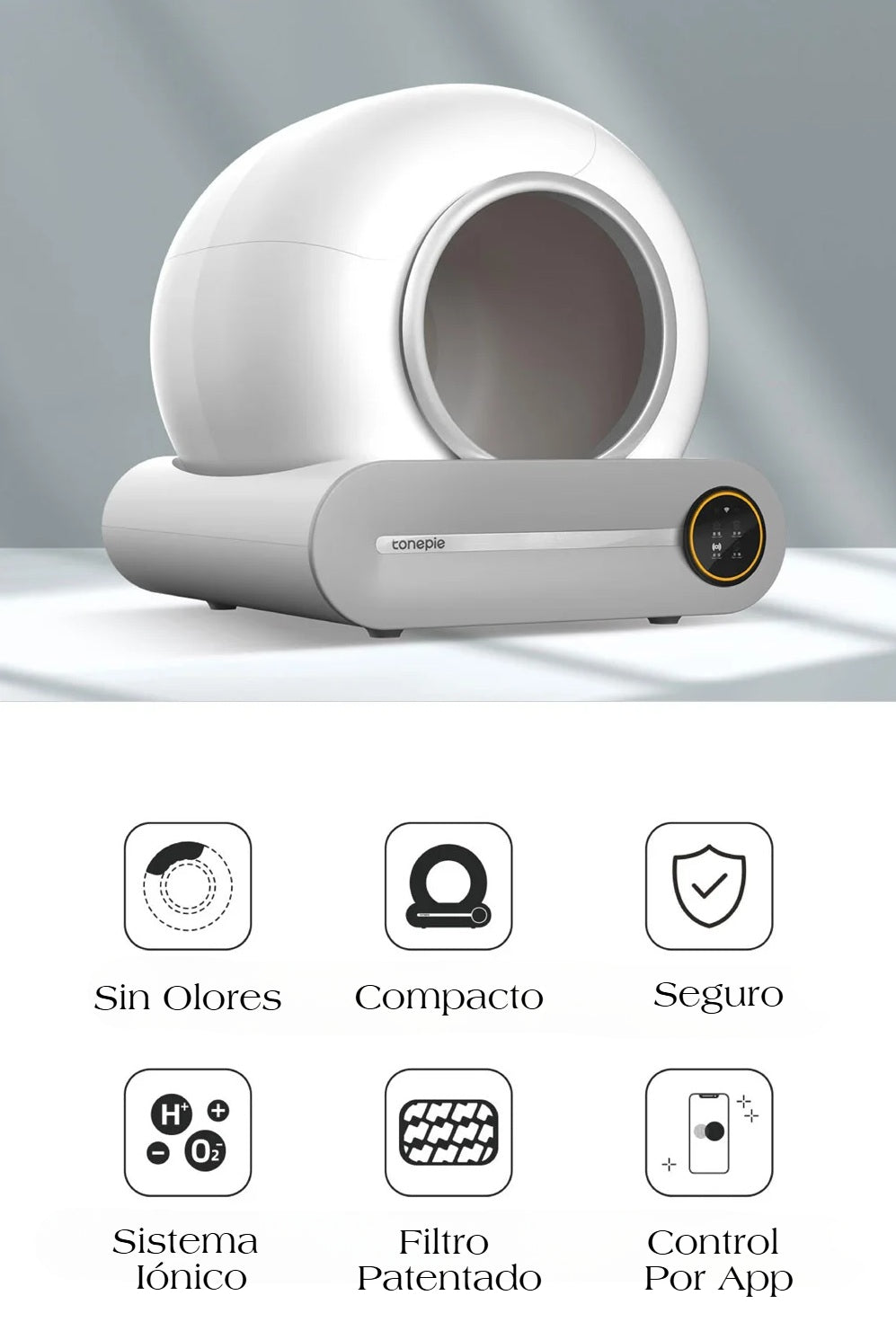 Arenero inteligente 65L